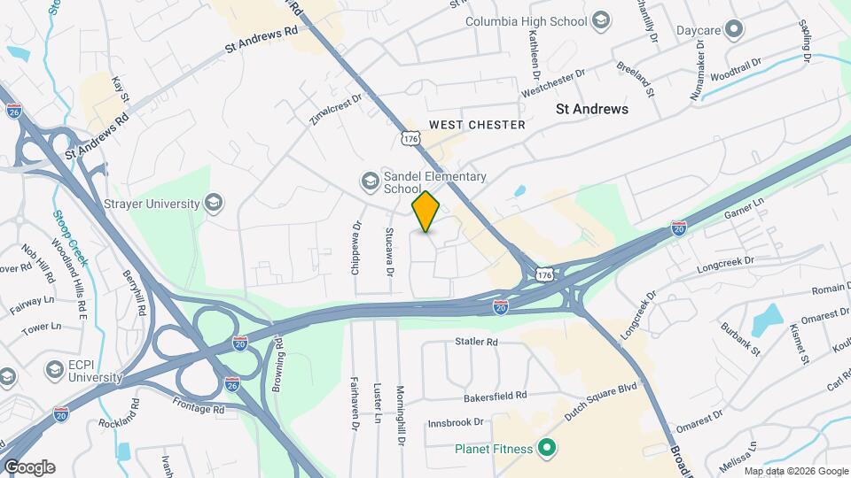 1115 Menlo Dr Map and Location Details