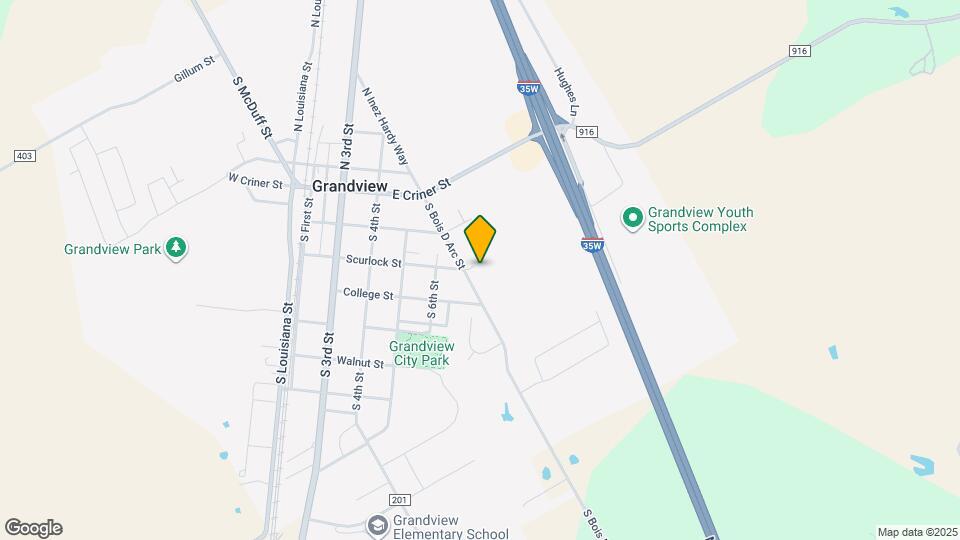 704 Scurlock St Map and Location Details