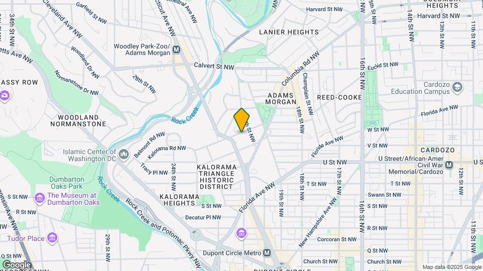2012 Kalorama Rd NW Map and Location Details