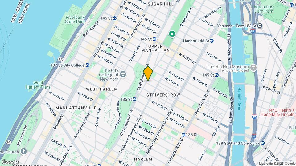 100 Edgecombe Ave Mapa y Detalles de la Ubicación