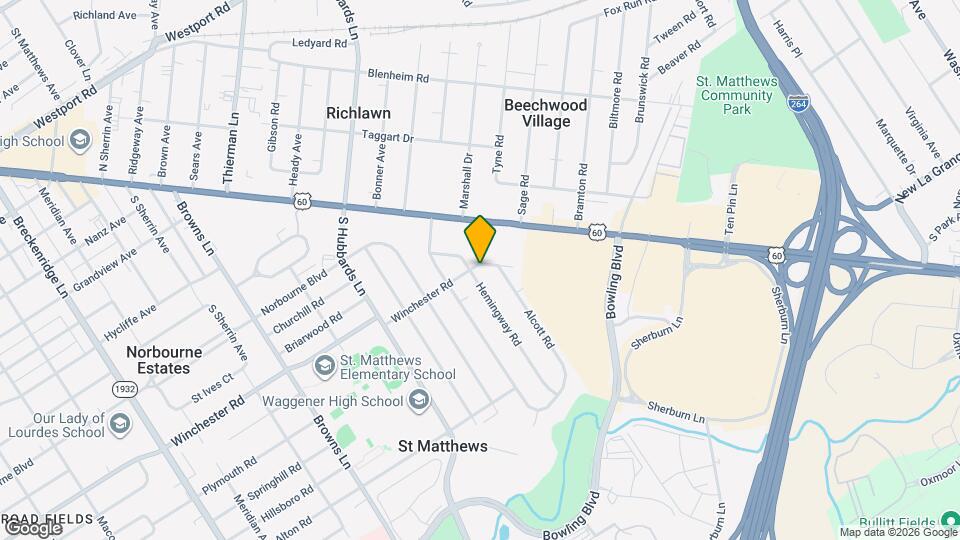 4500 Winchester Rd Map and Location Details