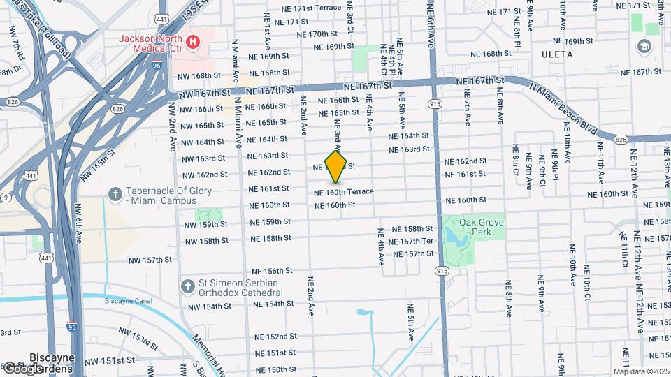 16050 NE 3rd Ave Map and Location Details