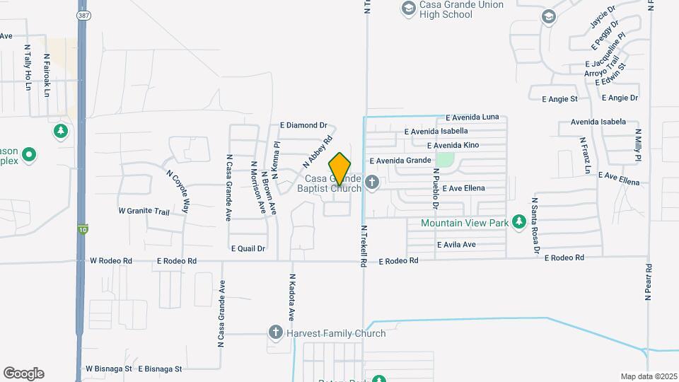 961 E Wiley Way Map and Location Details