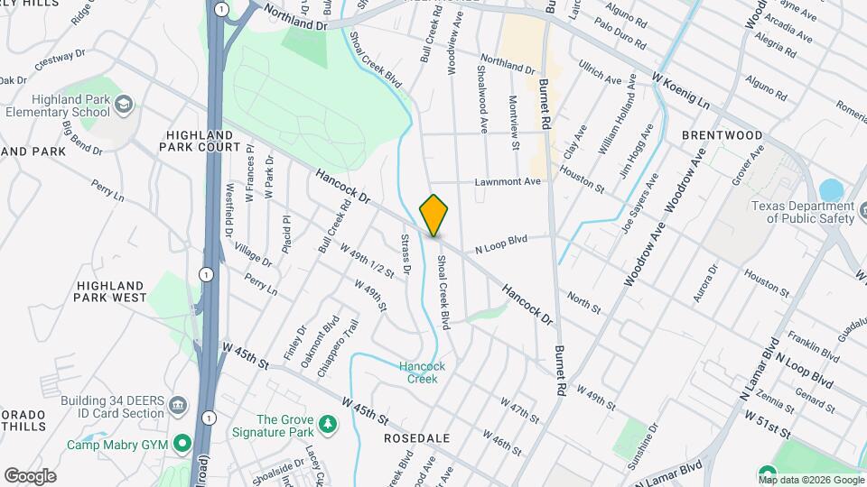 2501 Hancock Dr Map and Location Details