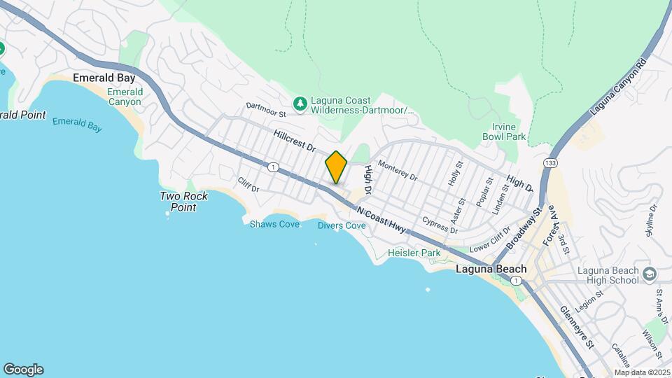 694 N Coast Hwy Mapa y Detalles de la Ubicación