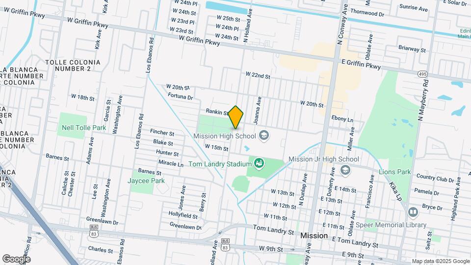 1514 N Holland Ave Map and Location Details