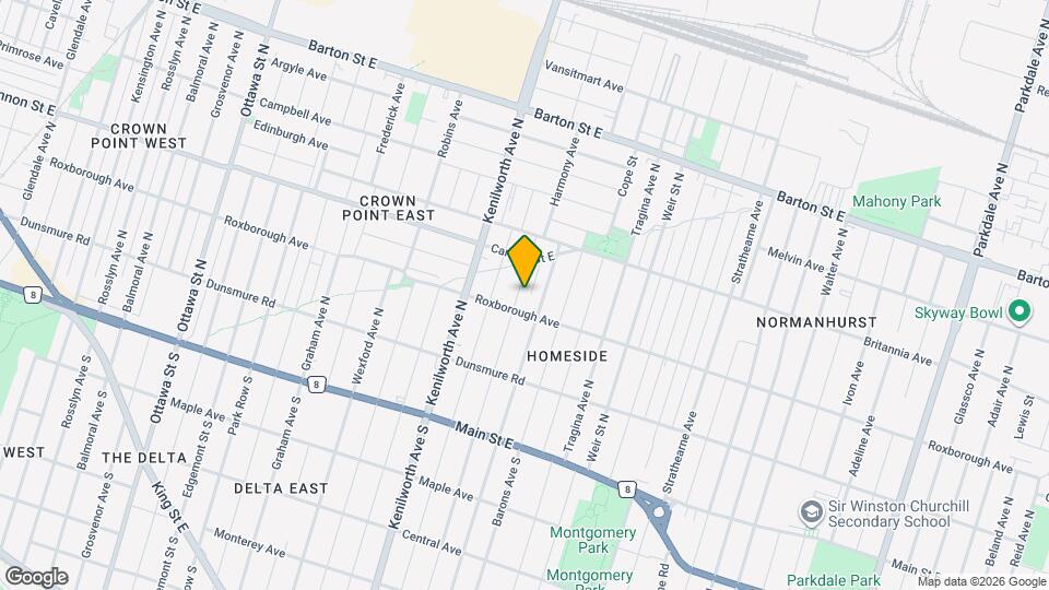 146 Garside Ave N Map and Location Details