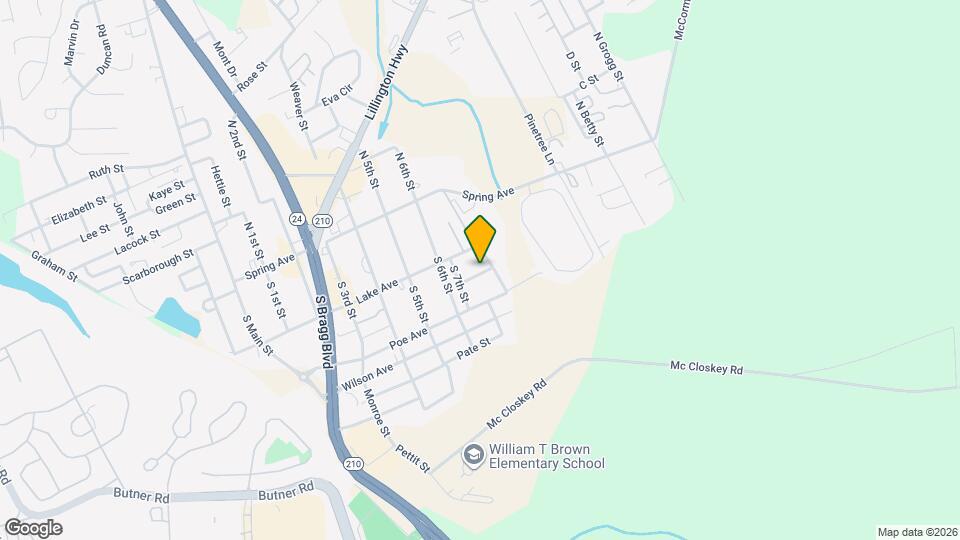 707 Wellons Ave Map and Location Details