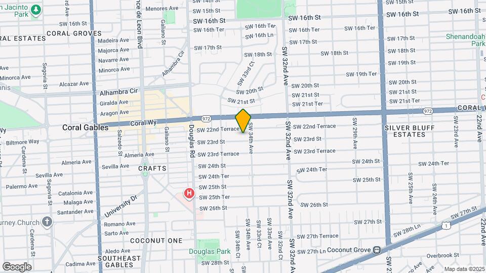 3447 SW 23rd St Map and Location Details