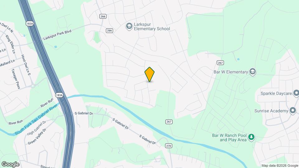 405 Little Draw Ln Map and Location Details