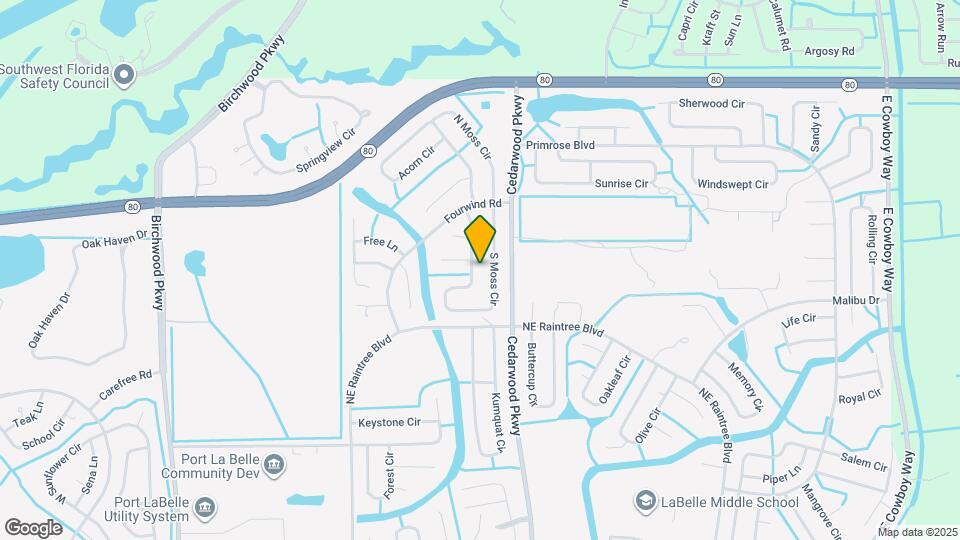 6060 S Moss Cir Map and Location Details