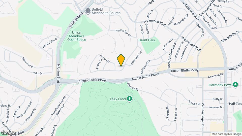 2706 Flintridge Dr Map and Location Details