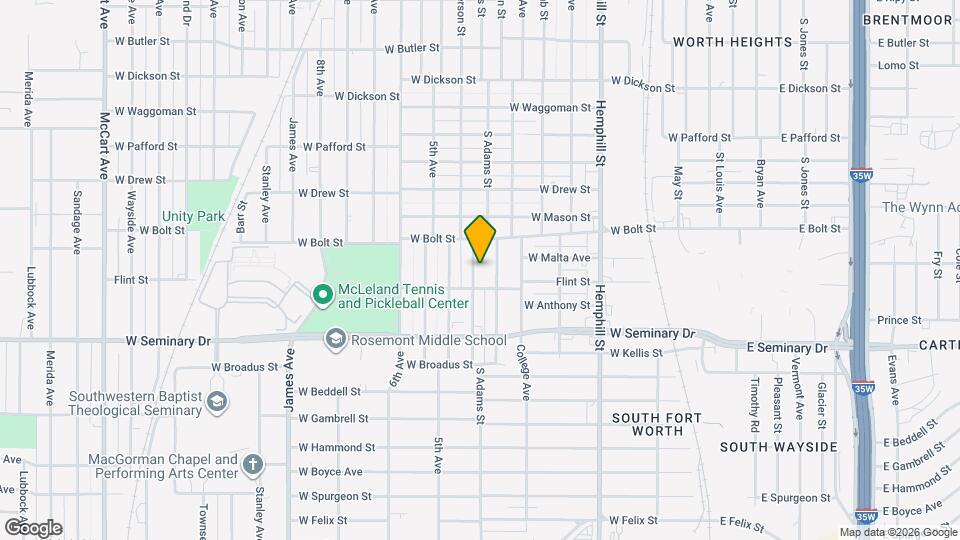 4129 S Henderson St Map and Location Details