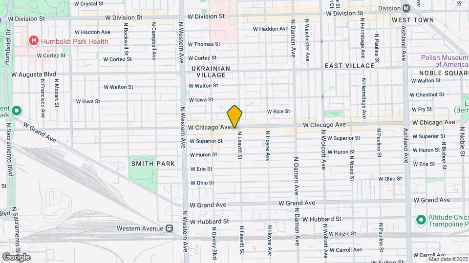 2207 W Chicago Ave Mapa y Detalles de la Ubicación