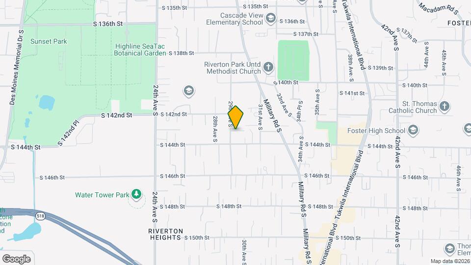 14244 29th Ave S Map and Location Details