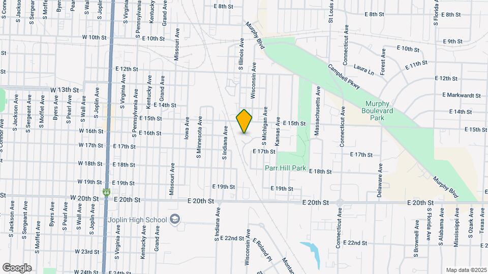 1502 Michigan Place Map and Location Details