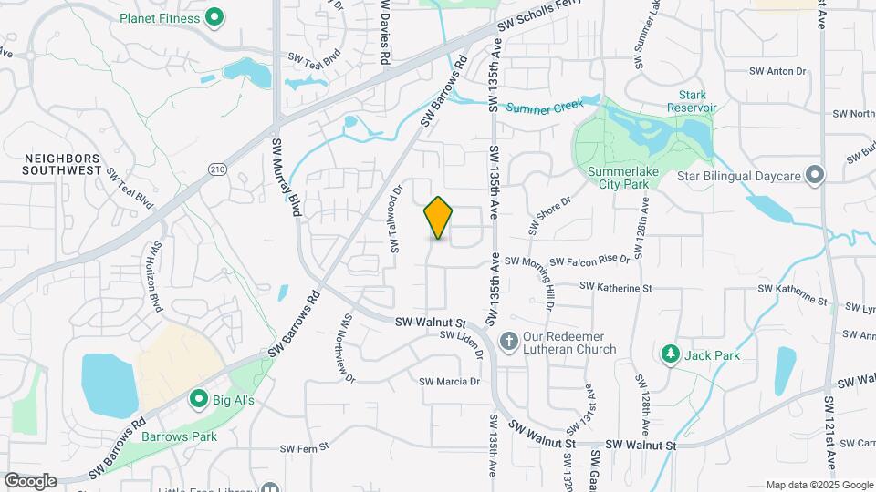 11856 SW Wilton Ave Map and Location Details