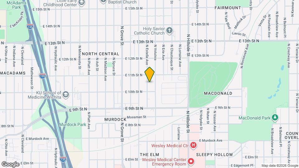 1128 N Estelle St Map and Location Details