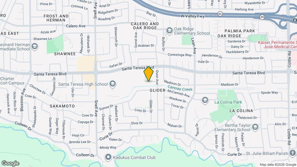 6135 Banner Dr Map and Location Details