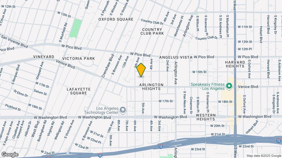 1529 5th Ave Mapa y Detalles de la Ubicación