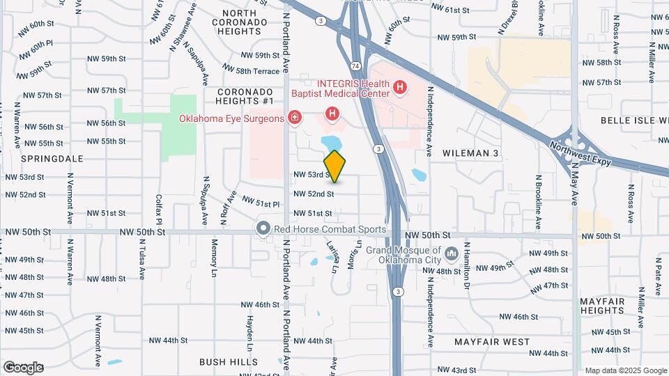 3533 NW 52nd St Map and Location Details