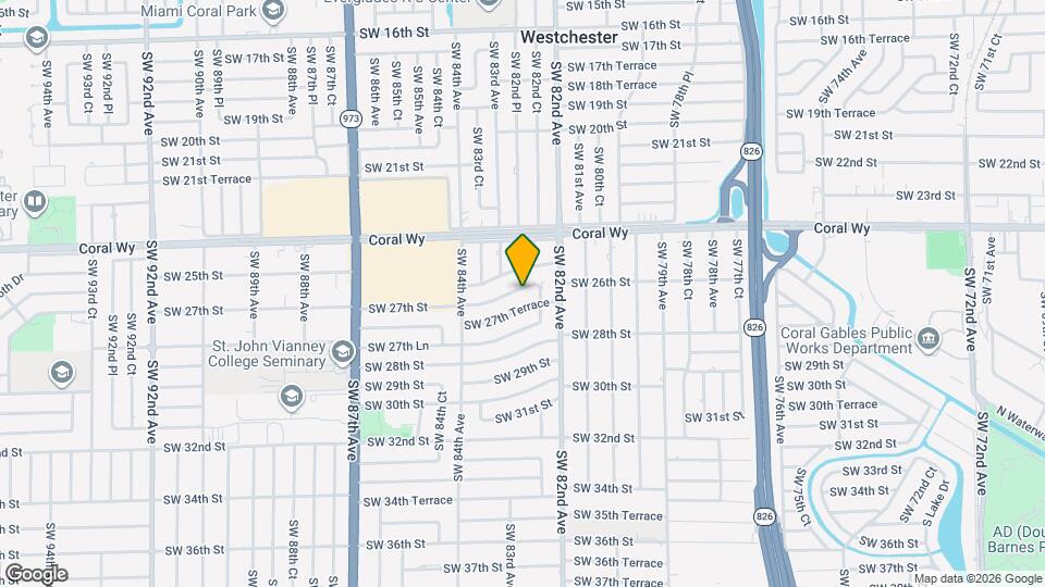 8260 SW 27th St Map and Location Details