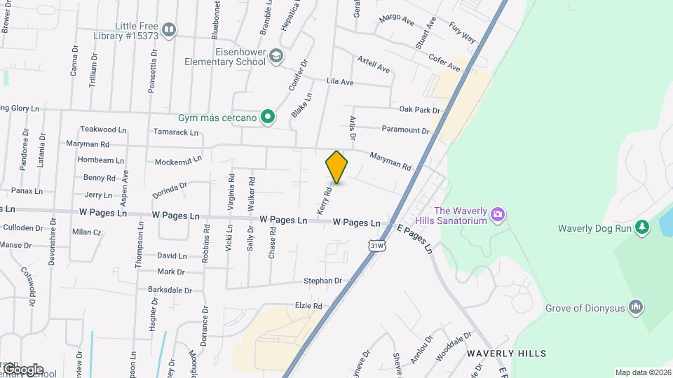 8205 Kerry Rd Map and Location Details