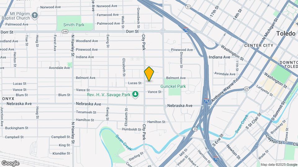 554 Lucas St Map and Location Details