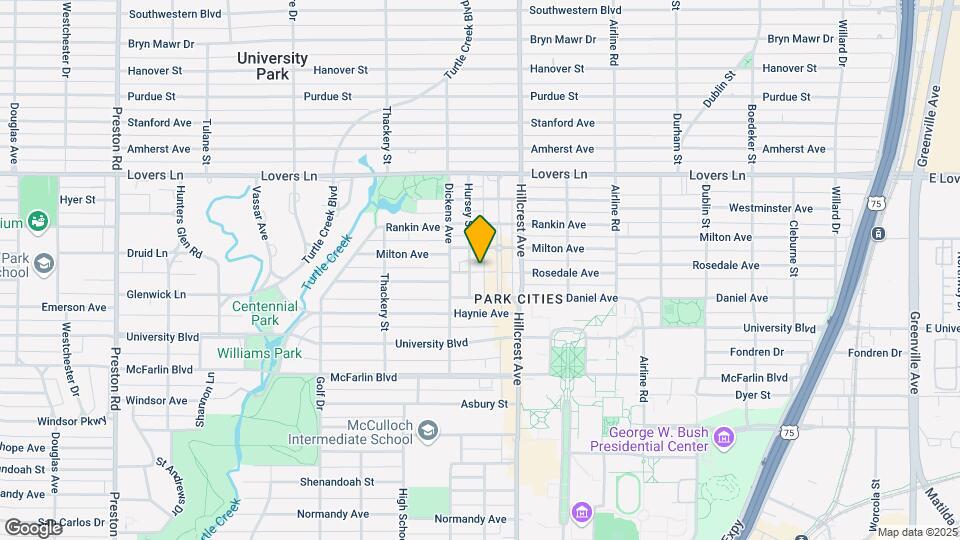 3420 Rosedale Ave Map and Location Details