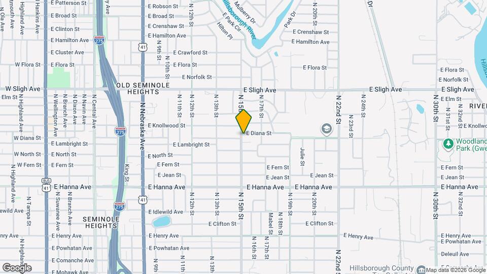 6513 N 15th St Map and Location Details