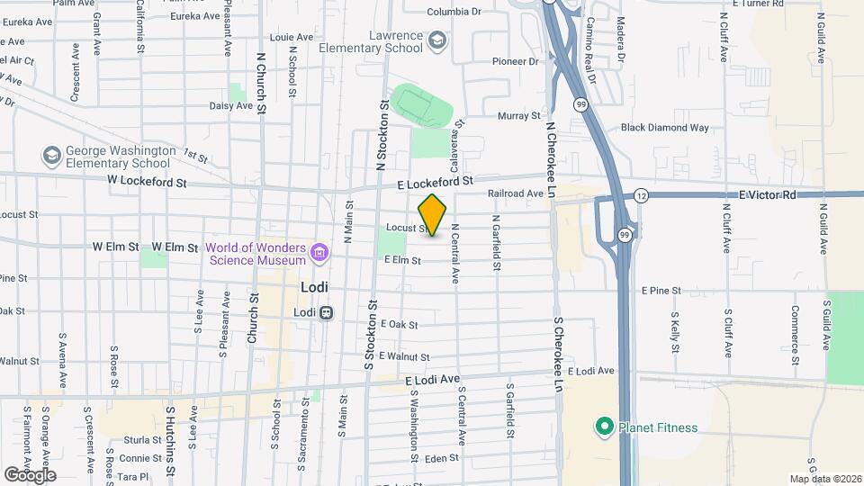 326 1/2-E 1/2 Locust St Map and Location Details