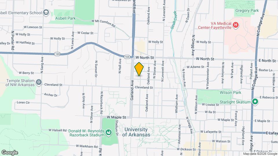 811 N Lindell Ave Map and Location Details