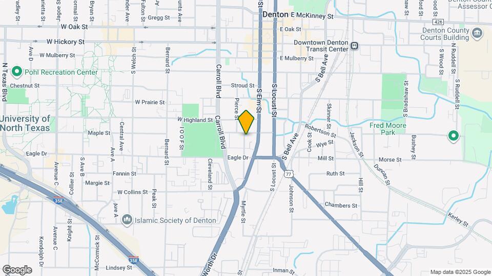 711 Myrtle St Map and Location Details