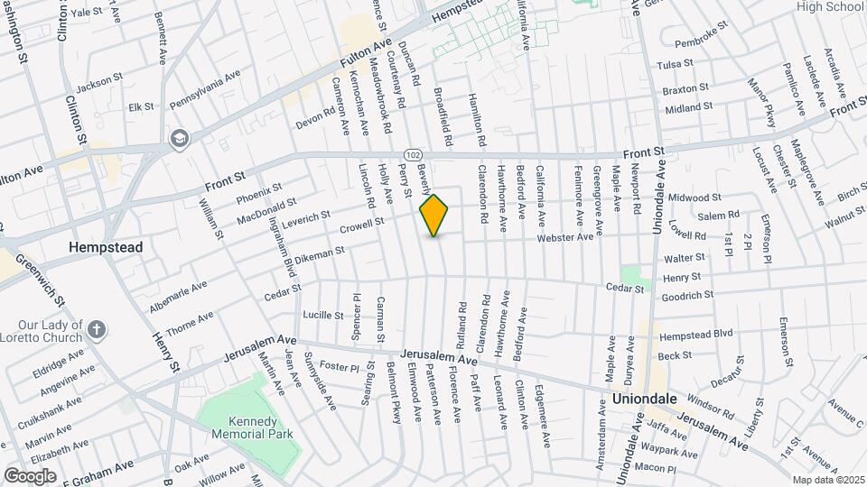 109 Beverly Rd Map and Location Details