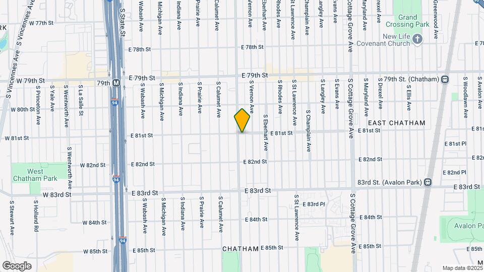 8109 S King Dr Map and Location Details
