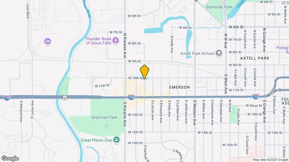 205 S Garfield Ave Map and Location Details