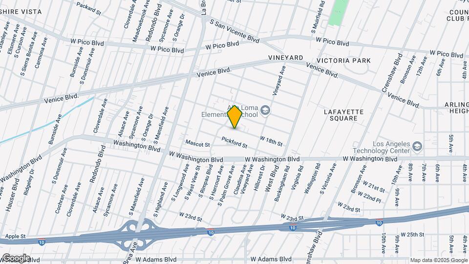 4724 W 18th St Map and Location Details