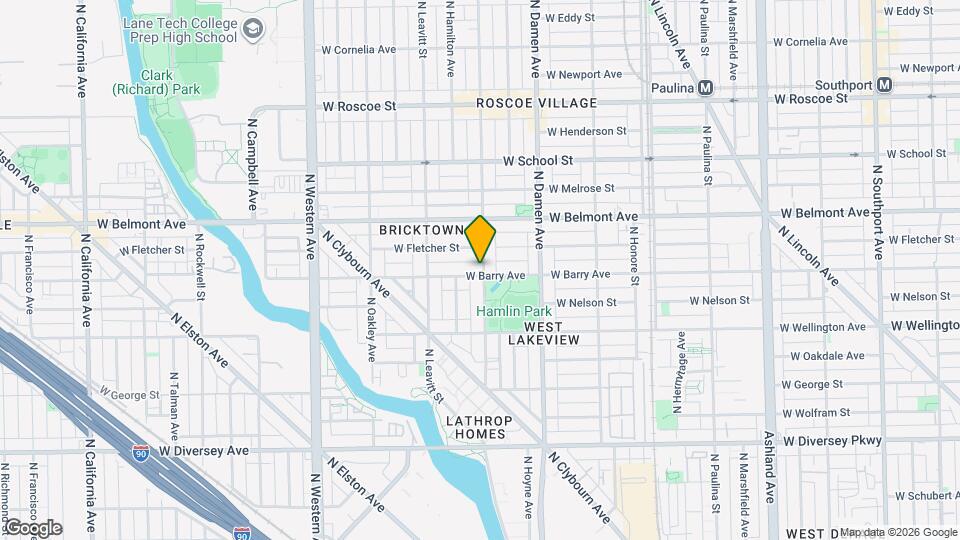 2100 W Barry Ave Mapa y Detalles de la Ubicación