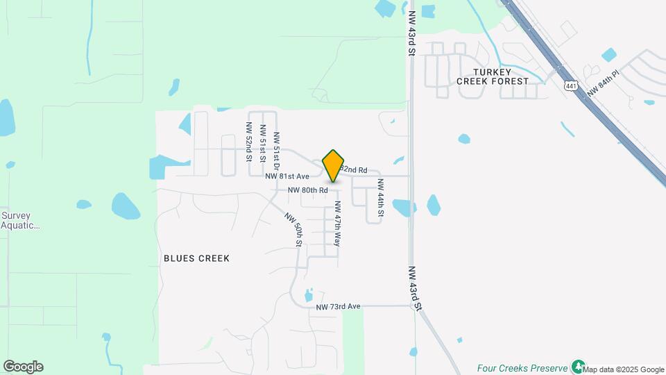 4712 NW 80th Rd Map and Location Details