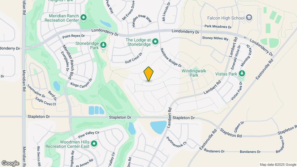 12661 Granite Ridge Dr Map and Location Details