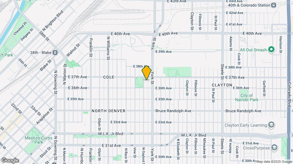 3630 N Gaylord St Map and Location Details