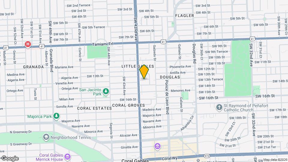 4116 SW 13th Terrace Map and Location Details