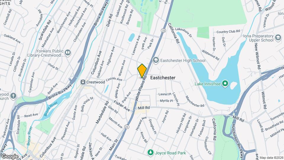 505 White Plains Rd Map and Location Details