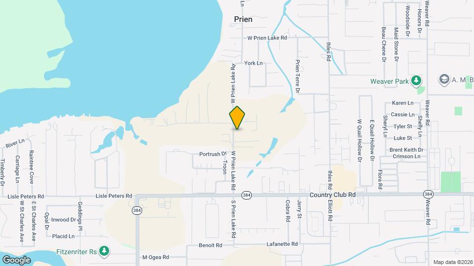 4607 W Prien Lake Rd Map and Location Details
