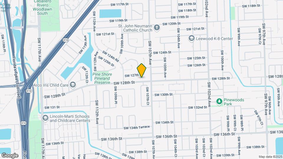 10761 SW 128th St Map and Location Details