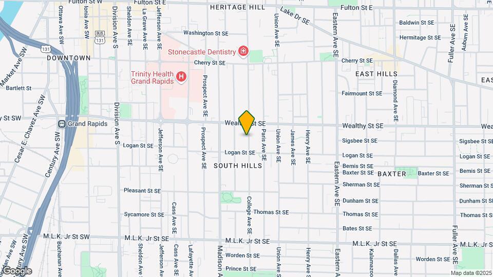 425 College Ave SE Map and Location Details