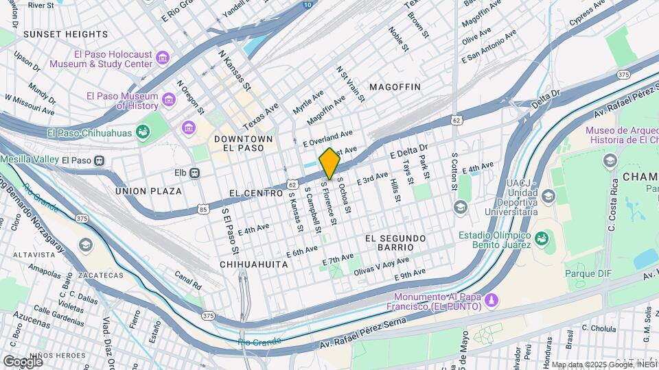 412 S Florence St Map and Location Details