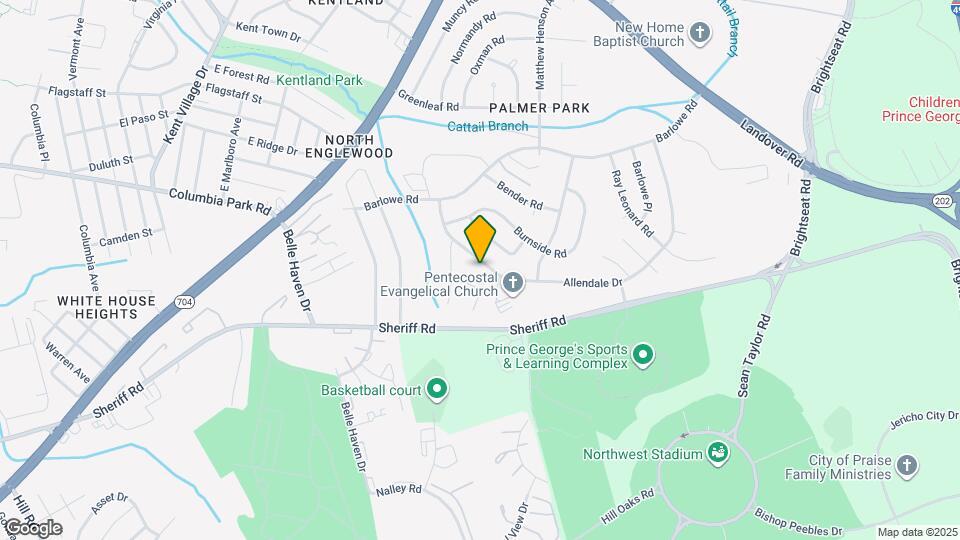 7633 Allendale Dr Map and Location Details