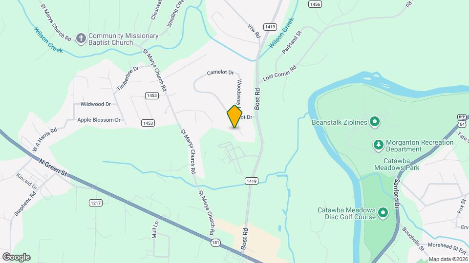 104 Woodsway Ct Mapa y Detalles de la Ubicación