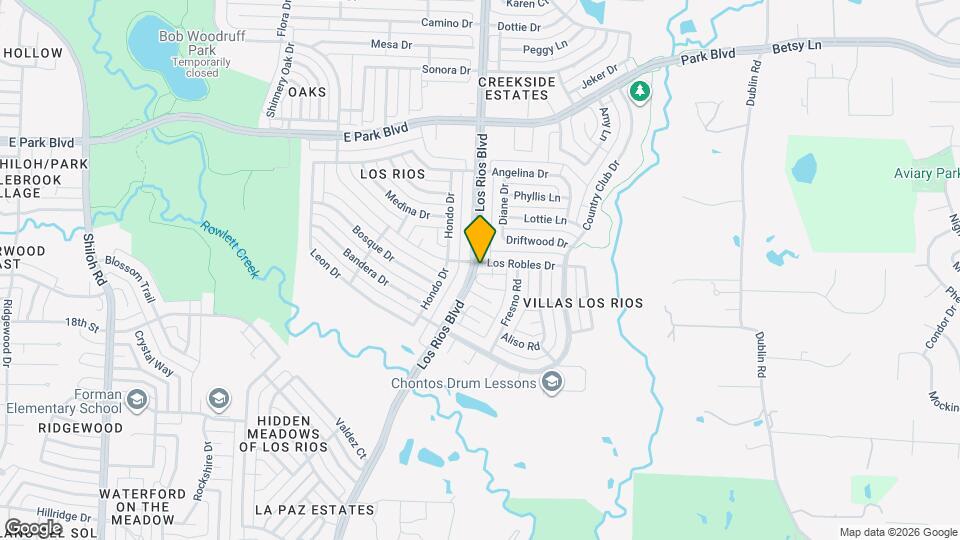 4200 Los Robles Dr Map and Location Details